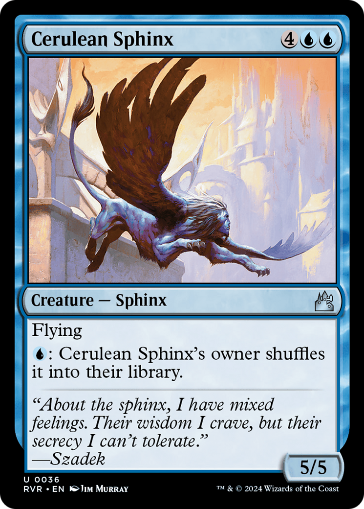 Cerulean Sphinx [Ravnica Remastered] | Eastridge Sports Cards & Games