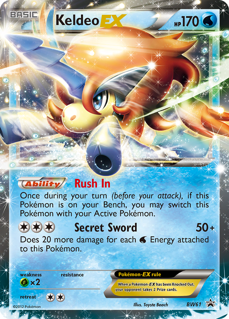 Keldeo EX (BW61) [Black & White: Black Star Promos] | Eastridge Sports Cards & Games