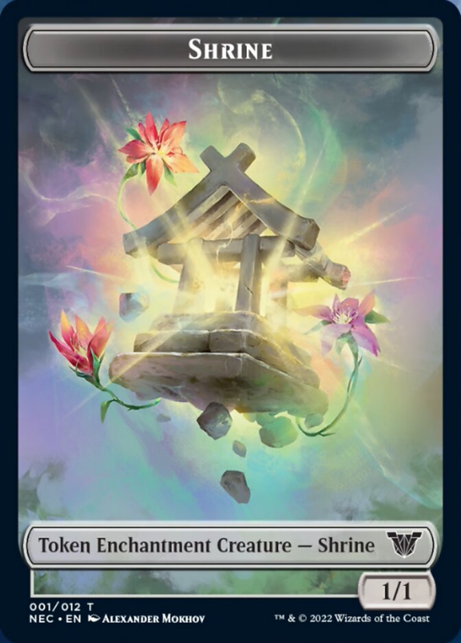 Shrine Token [Kamigawa: Neon Dynasty Commander Tokens] | Eastridge Sports Cards & Games