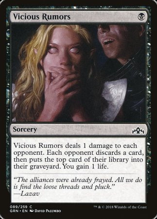 Vicious Rumors [Guilds of Ravnica] | Eastridge Sports Cards & Games