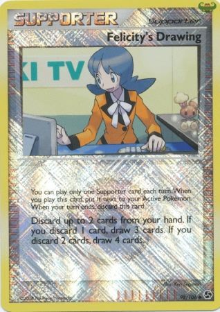 Felicity's Drawing (98/106) (League Promo) [Diamond & Pearl: Great Encounters] | Eastridge Sports Cards & Games