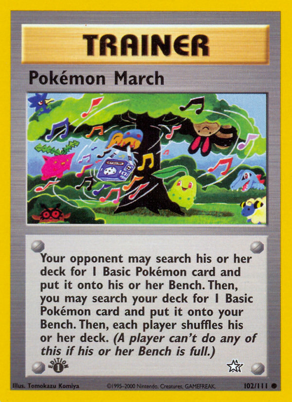 Pokemon March (102/111) [Neo Genesis 1st Edition] | Eastridge Sports Cards & Games