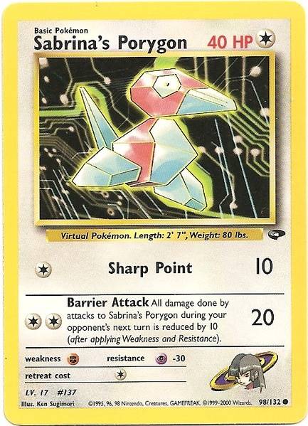 Sabrina's Porygon (98/132) [Gym Challenge Unlimited] | Eastridge Sports Cards & Games