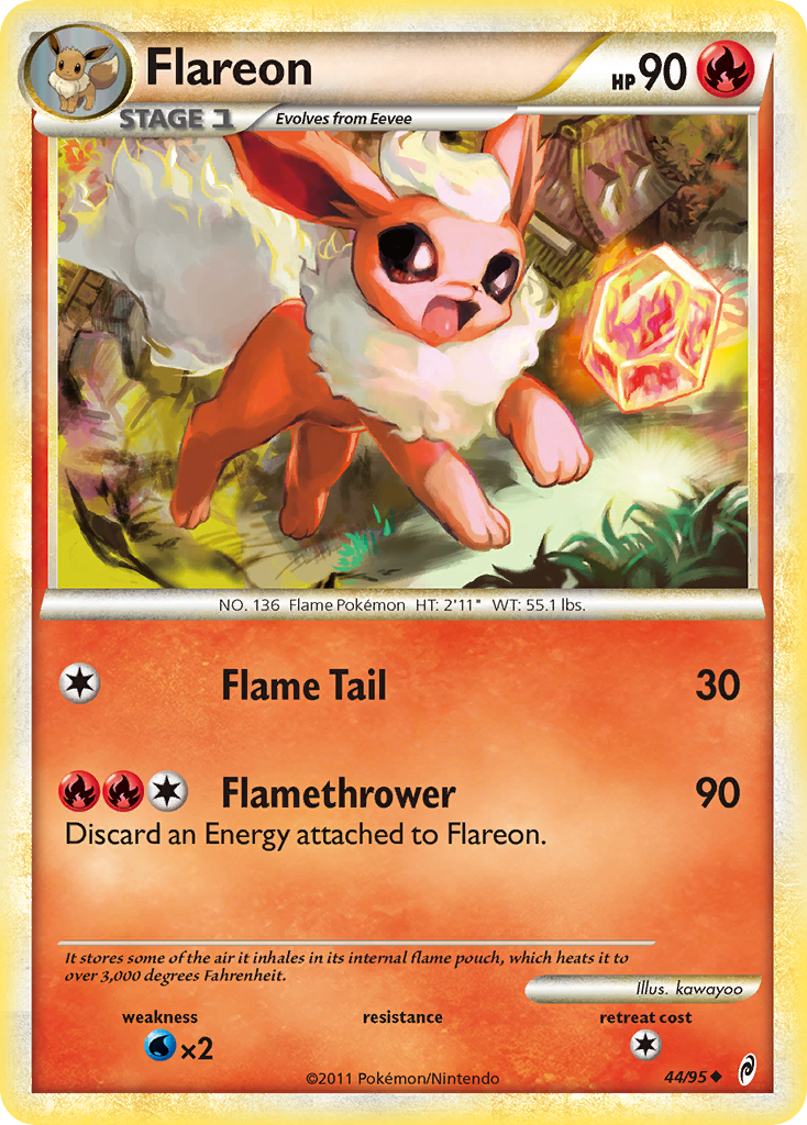Flareon (44/95) [HeartGold & SoulSilver: Call of Legends] | Eastridge Sports Cards & Games