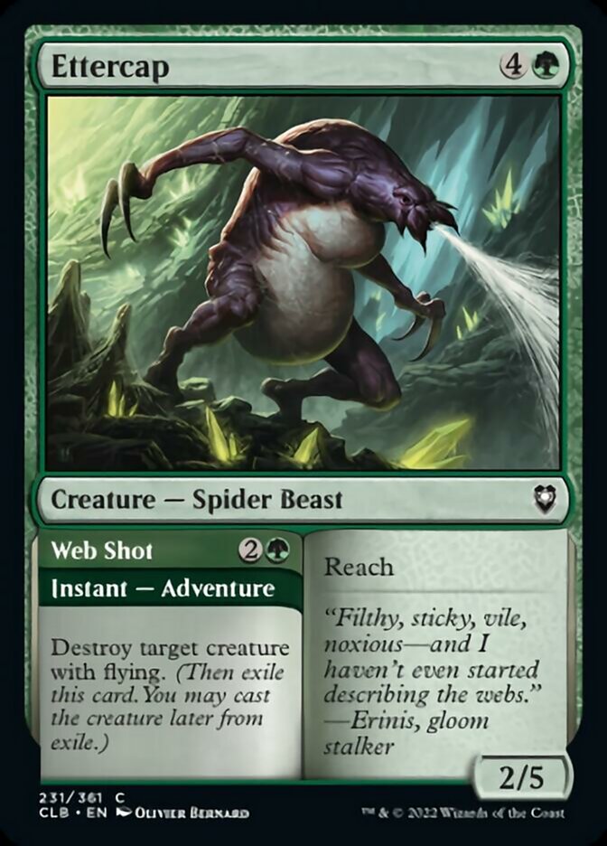Ettercap // Web Shot [Commander Legends: Battle for Baldur's Gate] | Eastridge Sports Cards & Games