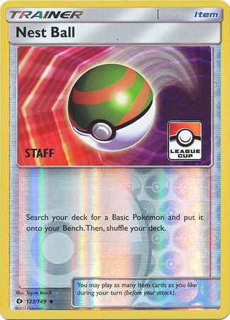 Nest Ball (123/149) (League Promo Staff) [Sun & Moon: Base Set] | Eastridge Sports Cards & Games