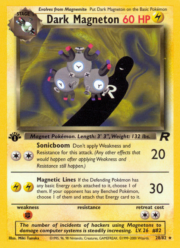 Dark Magneton (28/82) [Team Rocket 1st Edition] | Eastridge Sports Cards & Games