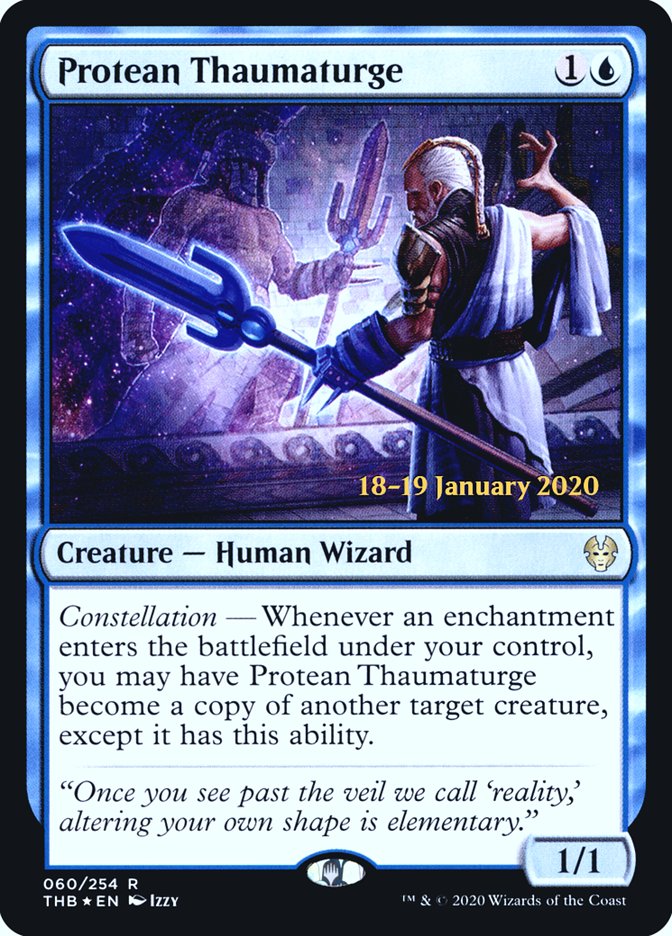 Protean Thaumaturge [Theros Beyond Death Prerelease Promos] | Eastridge Sports Cards & Games