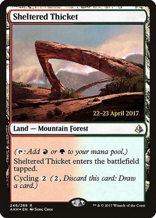 Sheltered Thicket [Amonkhet Promos] | Eastridge Sports Cards & Games