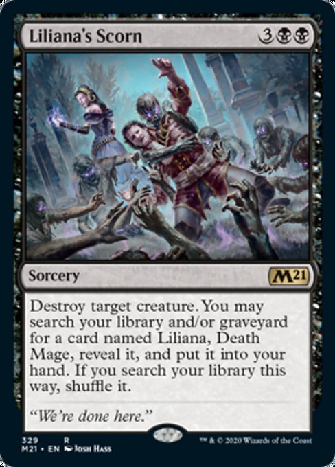 Liliana's Scorn [Core Set 2021] | Eastridge Sports Cards & Games