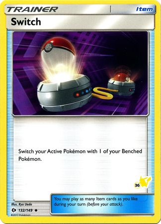 Switch (132/149) (Pikachu Stamp #36) [Battle Academy 2020] | Eastridge Sports Cards & Games