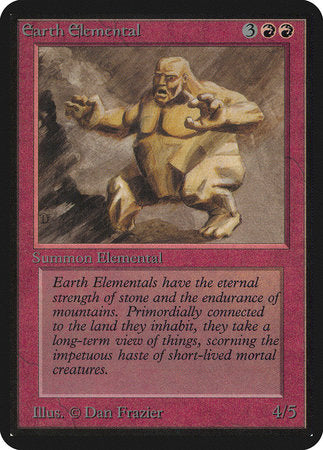 Earth Elemental [Limited Edition Alpha] | Eastridge Sports Cards & Games
