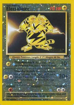 Electabuzz (1) (Winner) [Best of Promos] | Eastridge Sports Cards & Games