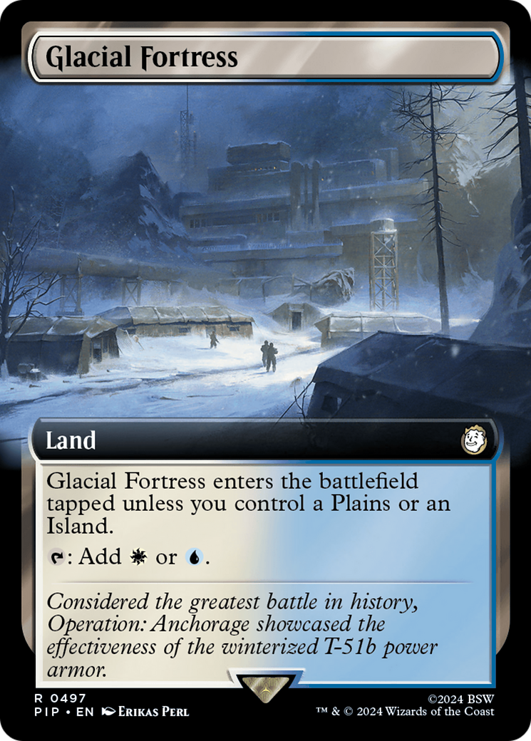 Glacial Fortress (Extended Art) [Fallout] | Eastridge Sports Cards & Games
