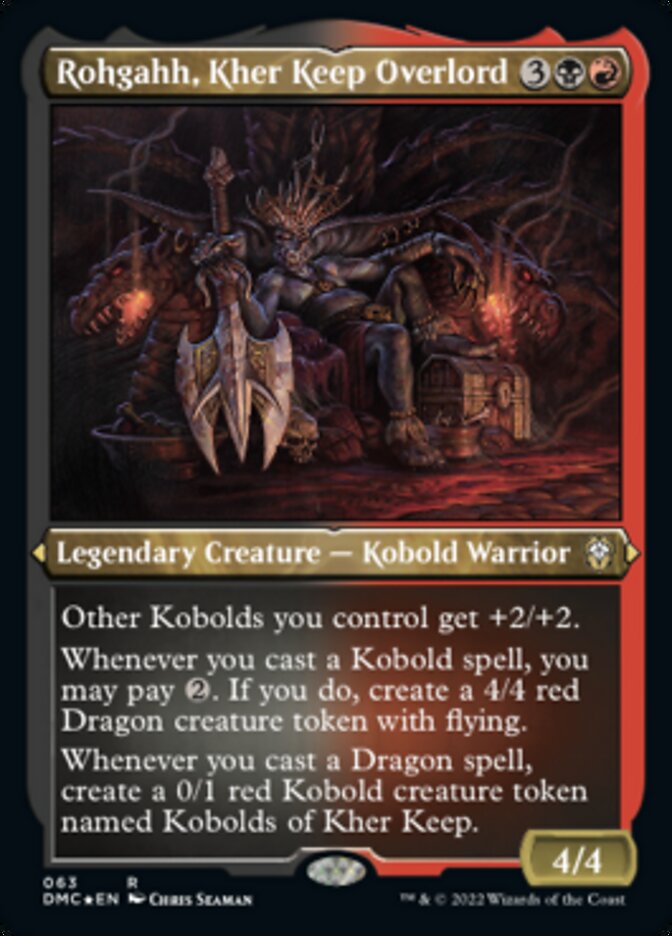 Rohgahh, Kher Keep Overlord (Foil Etched) [Dominaria United Commander] | Eastridge Sports Cards & Games