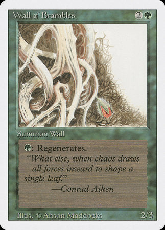 Wall of Brambles [Revised Edition] | Eastridge Sports Cards & Games