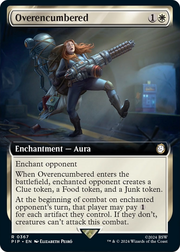 Overencumbered (Extended Art) [Fallout] | Eastridge Sports Cards & Games