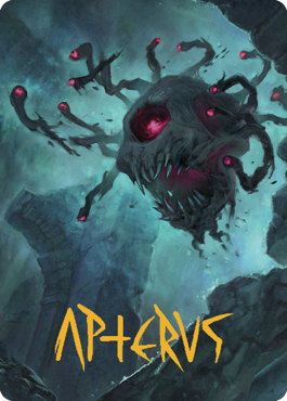 Ghastly Death Tyrant Art Card (Gold-Stamped Signature) [Commander Legends: Battle for Baldur's Gate Art Series] | Eastridge Sports Cards & Games