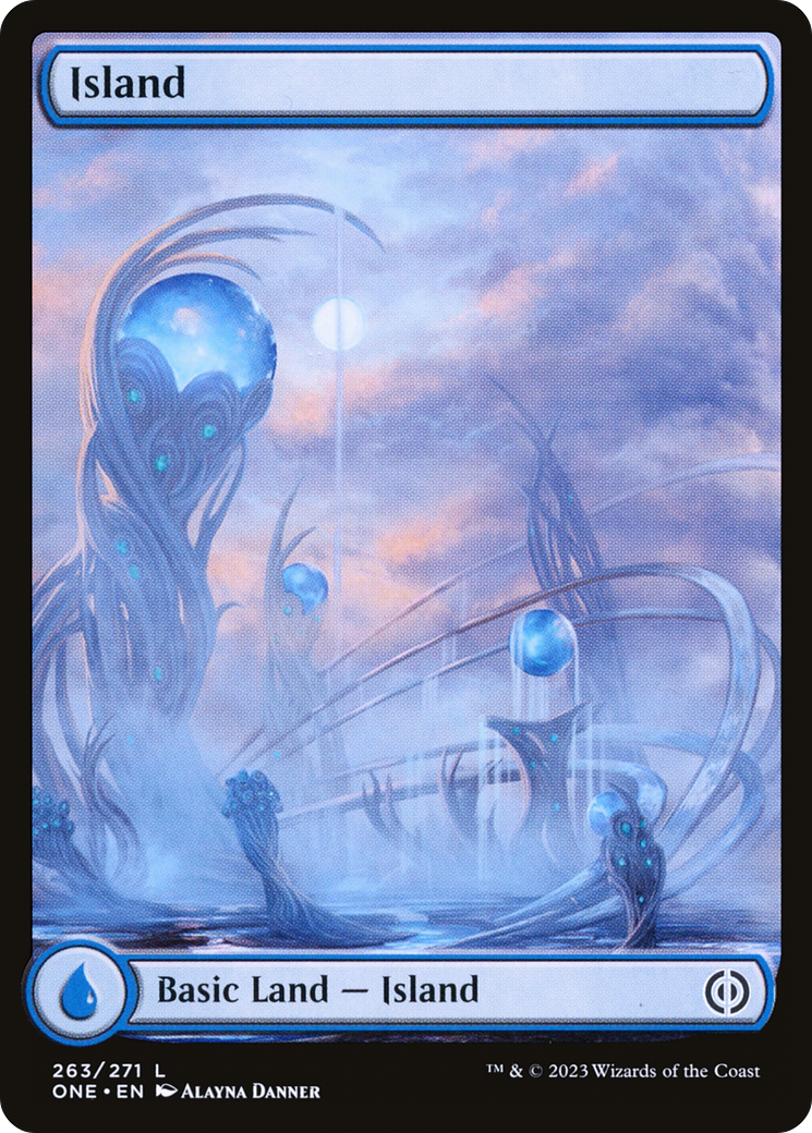 Island (263) (Full-Art) [Phyrexia: All Will Be One] | Eastridge Sports Cards & Games