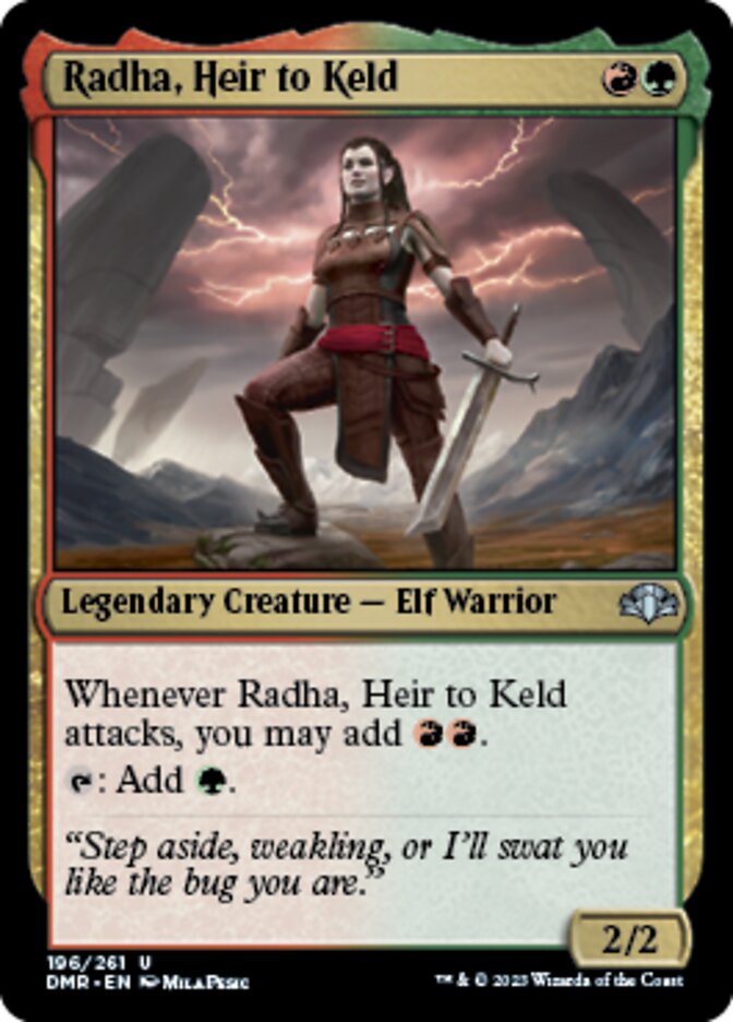 Radha, Heir to Keld [Dominaria Remastered] | Eastridge Sports Cards & Games