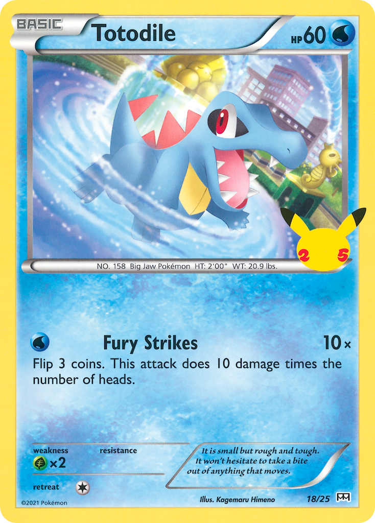 Totodile (18/25) [McDonald's 25th Anniversary] | Eastridge Sports Cards & Games