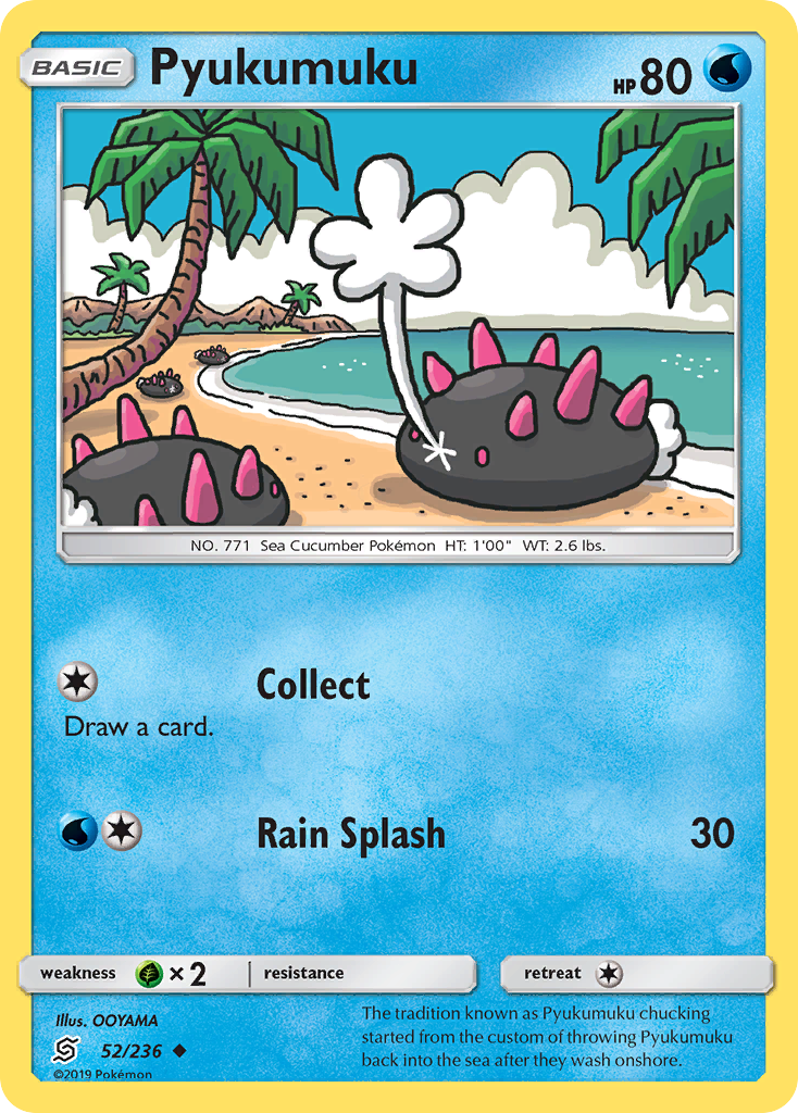 Pyukumuku (52/236) [Sun & Moon: Unified Minds] | Eastridge Sports Cards & Games