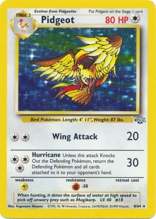 Pidgeot (8/64) [Jungle Unlimited] | Eastridge Sports Cards & Games