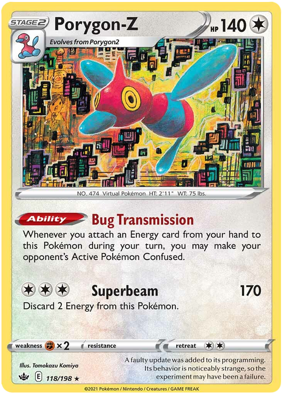 Porygon-Z (118/198) [Sword & Shield: Chilling Reign] | Eastridge Sports Cards & Games