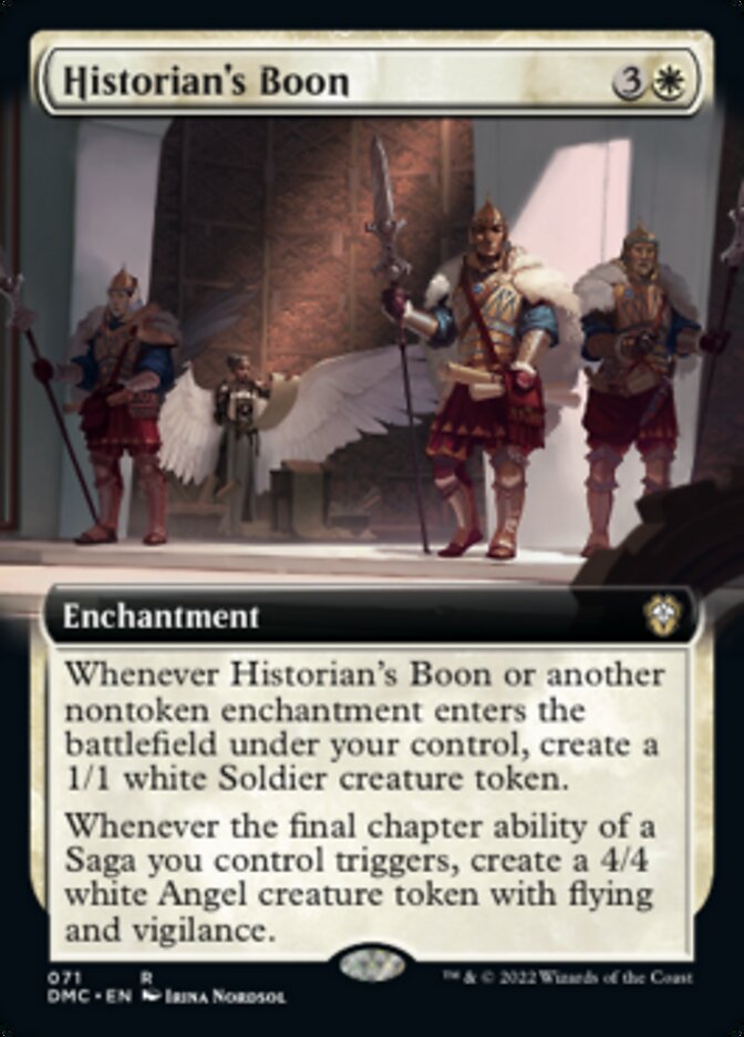 Historian's Boon (Extended Art) [Dominaria United Commander] | Eastridge Sports Cards & Games