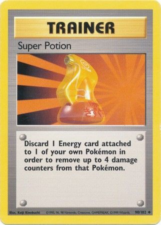 Super Potion (90/102) [Base Set Unlimited] | Eastridge Sports Cards & Games