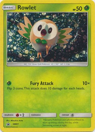 Rowlet (SM01) (General Mills Promo) [Sun & Moon: Black Star Promos] | Eastridge Sports Cards & Games