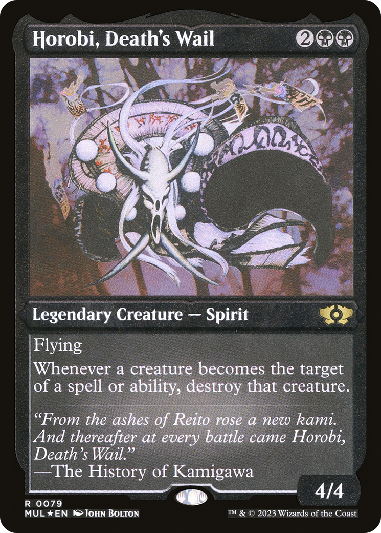 Horobi, Death's Wail (Foil Etched) [Multiverse Legends] | Eastridge Sports Cards & Games