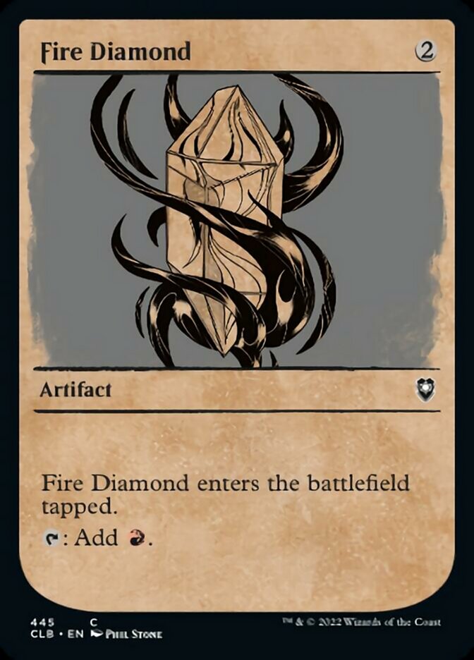 Fire Diamond (Showcase) [Commander Legends: Battle for Baldur's Gate] | Eastridge Sports Cards & Games