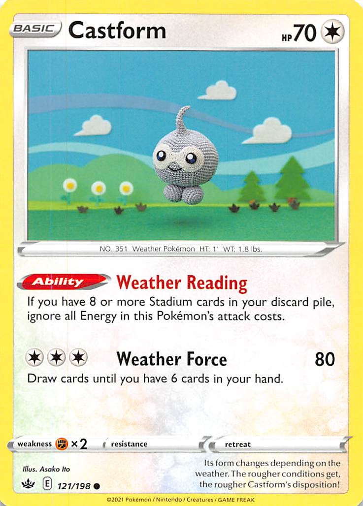 Castform (121/198) [Sword & Shield: Chilling Reign] | Eastridge Sports Cards & Games