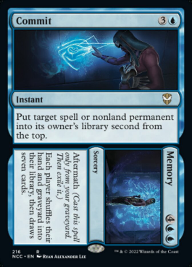 Commit // Memory [Streets of New Capenna Commander] | Eastridge Sports Cards & Games