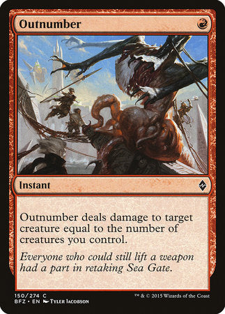 Outnumber [Battle for Zendikar] | Eastridge Sports Cards & Games