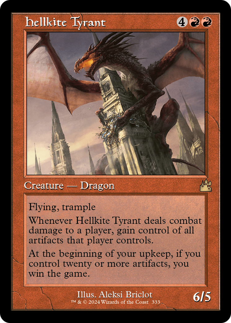 Hellkite Tyrant (Retro Frame) [Ravnica Remastered] | Eastridge Sports Cards & Games