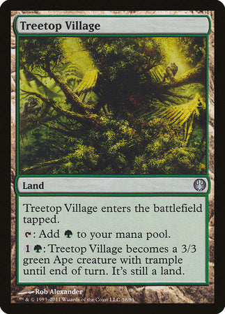 Treetop Village [Duel Decks: Knights vs. Dragons] | Eastridge Sports Cards & Games