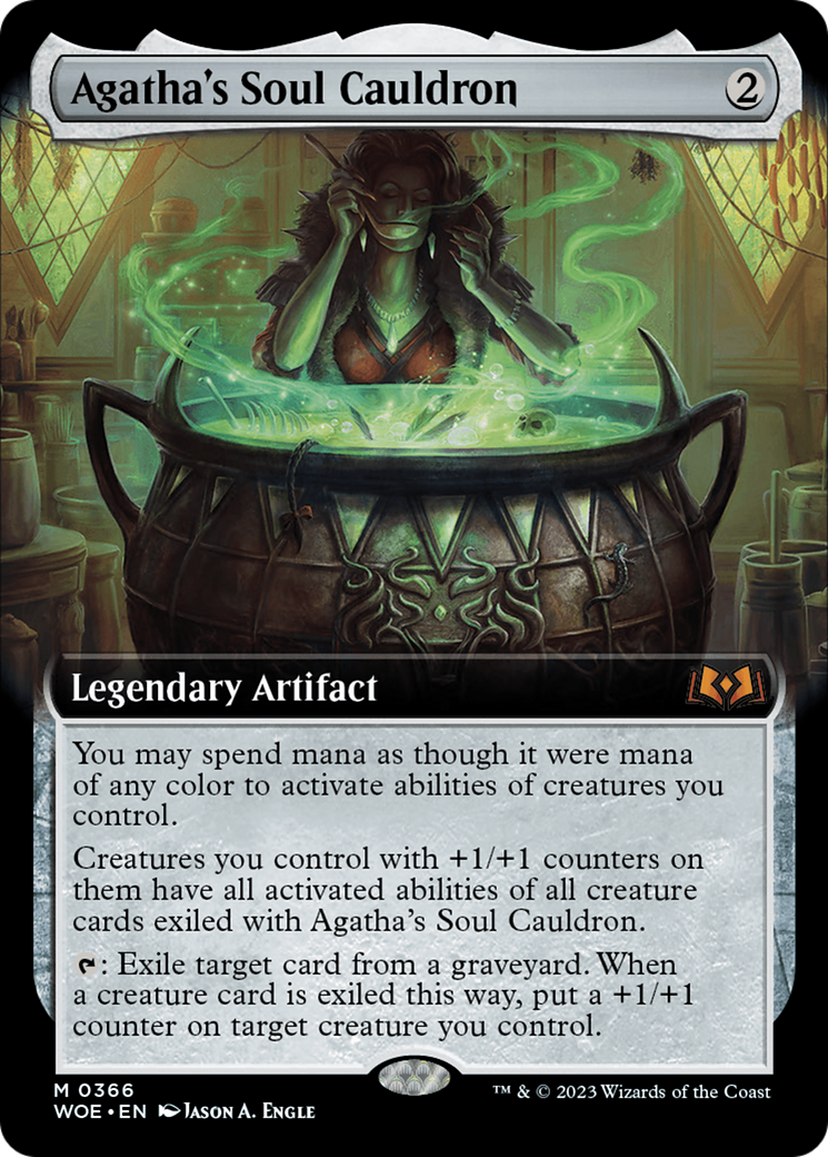 Agatha's Soul Cauldron (Extended Art) [Wilds of Eldraine] | Eastridge Sports Cards & Games