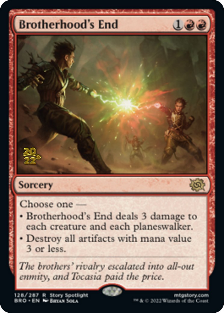 Brotherhood's End [The Brothers' War: Prerelease Promos] | Eastridge Sports Cards & Games