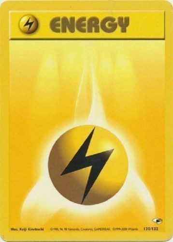 Lightning Energy (130/132) [Gym Heroes Unlimited] | Eastridge Sports Cards & Games