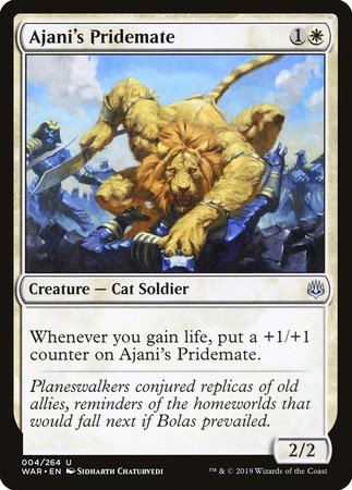 Ajani's Pridemate [War of the Spark] | Eastridge Sports Cards & Games