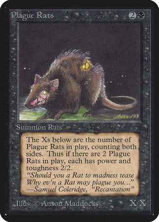 Plague Rats [Limited Edition Alpha] | Eastridge Sports Cards & Games