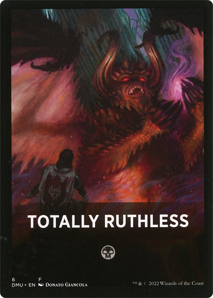 Totally Ruthless Theme Card [Dominaria United Tokens] | Eastridge Sports Cards & Games