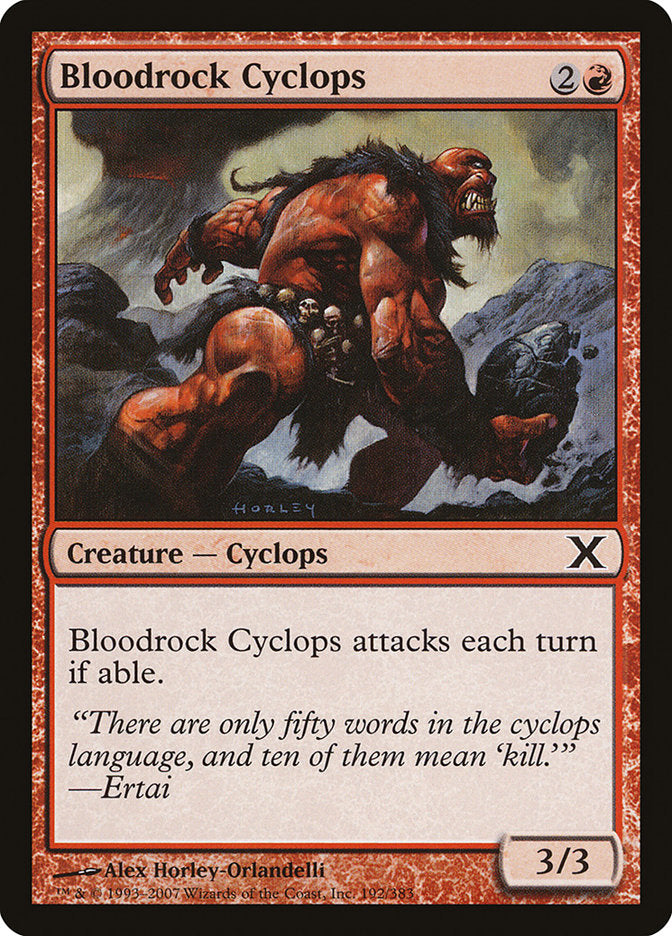 Bloodrock Cyclops [Tenth Edition] | Eastridge Sports Cards & Games
