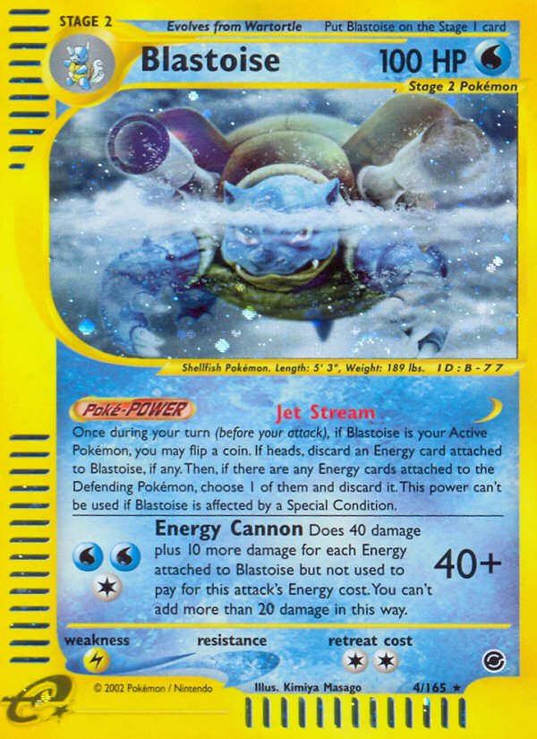 Blastoise (4/165) [Expedition: Base Set] | Eastridge Sports Cards & Games