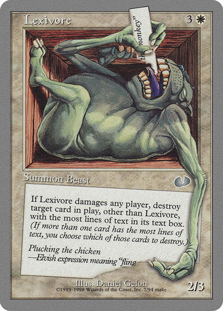 Lexivore [Unglued] | Eastridge Sports Cards & Games