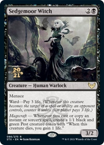 Sedgemoor Witch [Strixhaven: School of Mages Prerelease Promos] | Eastridge Sports Cards & Games