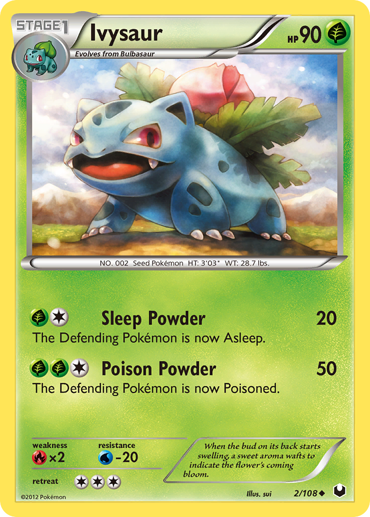 Ivysaur (2/108) [Black & White: Dark Explorers] | Eastridge Sports Cards & Games