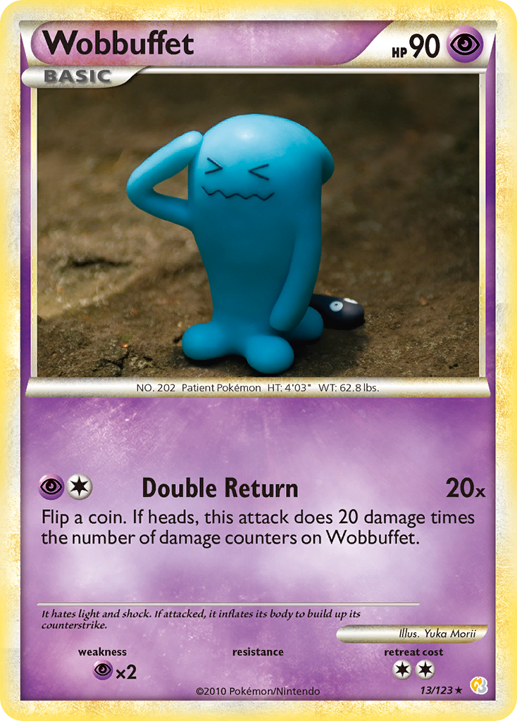 Wobbuffet (13/123) [HeartGold & SoulSilver: Base Set] | Eastridge Sports Cards & Games